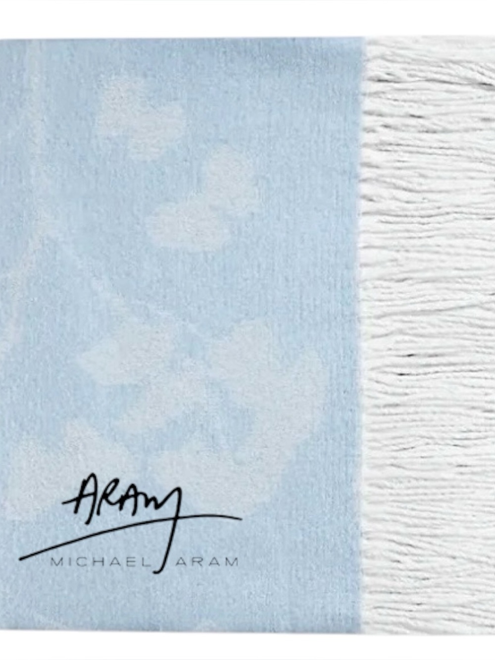 Michael Aram Butterfly Gingko Throw in Stone-White - Gracious Home